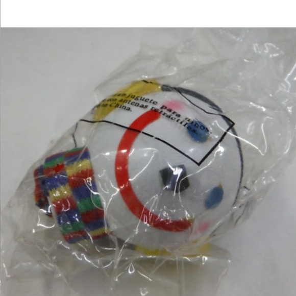 VTG JACK IN THE BOX SCARF EARMUFFS WINTER ANTENNA TOPPER - Picture 2 of 4